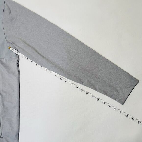 Vuori Sunday Element Track Jacket Mens Size 2XL XXL Gray V265 Sleeve Embroidered - Picture 12 of 12